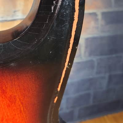 Vintage 1960s Kay Vanguard II Double Pickup Redburst - New Strings!! image 20