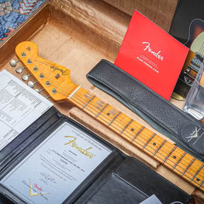 FENDER USA Custom Shop '62 Stratocaster *Dealer Exclusive Flamethrower Journeyman Relic "Ocean Turquoise" (2025) image 3