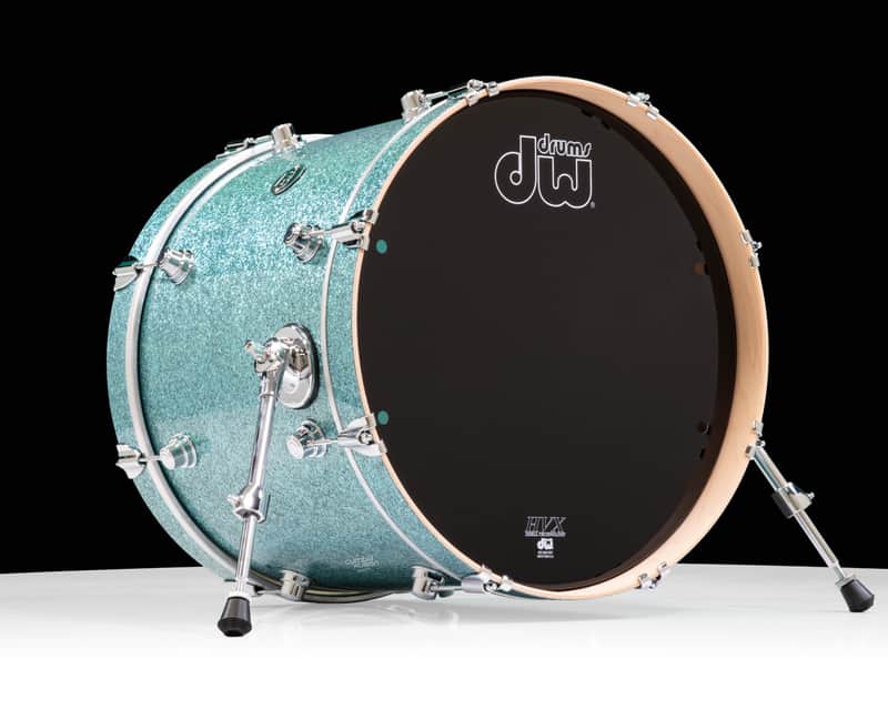 DW Performance Series 16x20 Bass Drum - Aqua Glass image 1