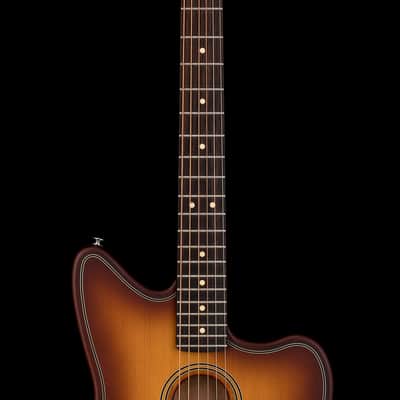 Fender Acoustasonic Standard Jazzmaster - Honey Burst #05470 image 5