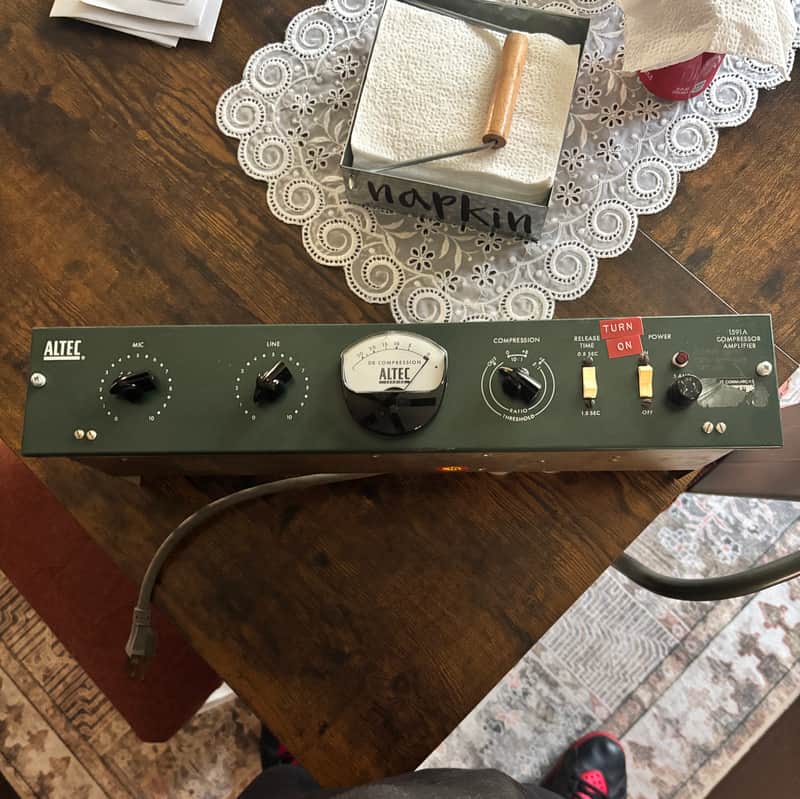 Vintage Altec 1591a Preamp Compressor 1960 image 1