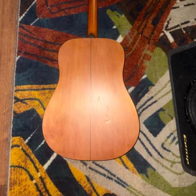 Jasmine S35QA Spruce / Quilted Maple Dreadnought 2010s - Natural image 2