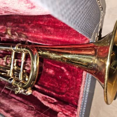 Couesnon Paris Trumpet with case. France. Very Good condition image 10