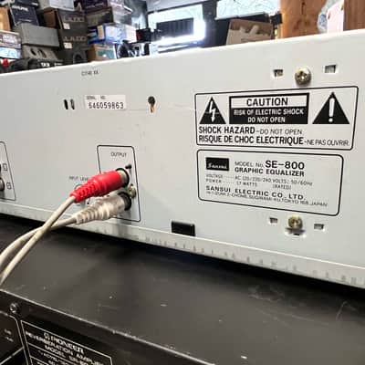 SANSUI SE-800 10 Band Stereo Graphic Equalizer spectrum analyzer Vintage tested image 5
