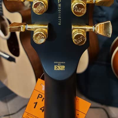 ESP LTD EC-1000 with Ebony Fretboard - Vintage Black image 5