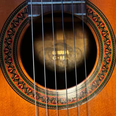 Yamaha G-85A Classical Guitar w/ Deluxe Reptile Skin Hard-Shell Case - All in VG Condition! image 4