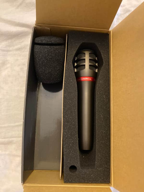 Audio-Technica ATM29HE Hi Energy Hypercardioid Dynamic Mic in original box with windscreen. image 1