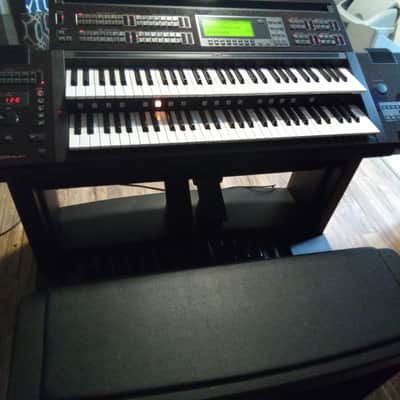 Yamaha Electone ELX-1 1994 Mahogany and Black image 14