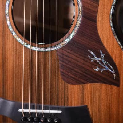 Taylor PS12ce 12-Fret Honduran Rosewood/Sinker Redwood Acoustic Electric Guitar with Deluxe Hardshell Case image 10