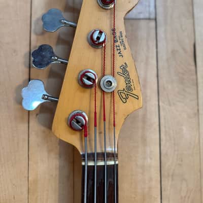 1982 Fender JV '62 Jazz Bass  Sunburst Lacquer image 5