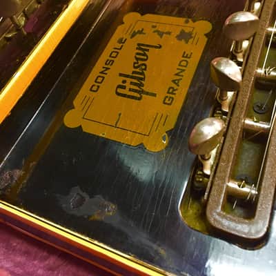 Gibson Console Grande D8 Double Neck Non Pedal Steel Guitar 50s w/ OHSC & Legs image 6