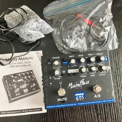 EBS MicroBass Ⅱ ベースエフェクター EBS MicroBass II Bass Preamp Pedal | zZounds