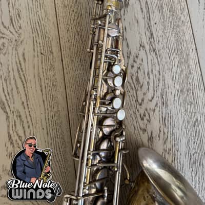 1938 Selmer Balanced action alto saxophone- Original Silver plate w/ Full engraving & Premium Overhaul! image 12