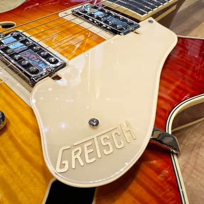 Gretsch G6659T Players Edition Fab Gear Broadkaster Jr. Center Block Flametop with Bigsby Electric Guitar 2025 - Cherry Sunburst image 10