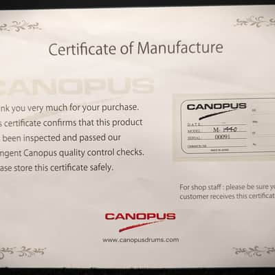 Canopus Maple Piccolo Snare image 9