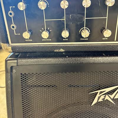 Peavey Musician Series 300 210-Watt Guitar / Bass Head 1970s - Black image 3