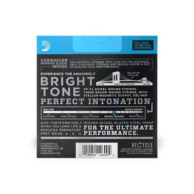 3 Pack, D'Addario XL 11-49 Medium Electric Guitar Strings - EXL115-3D image 3