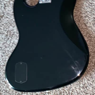Fender 2007 Deluxe Active Jazz Bass , With Fender Noiseless Pickups MIM  electric bass guitar black image 7