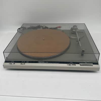 Technics SL-B200 Semi Automatic Turntable VTG Japan Silver *TESTED WORKING image 1