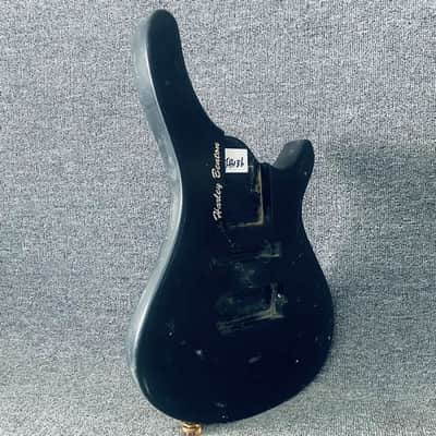 Black 5 or 6 String Bass Body for DIY Electronics Build image 3