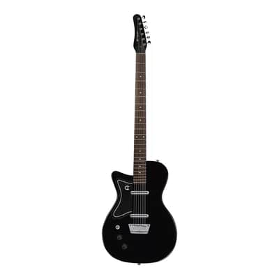 Danelectro '56 Baritone Electric Guitar-Black Metal Flake *USA Small Business* image 6