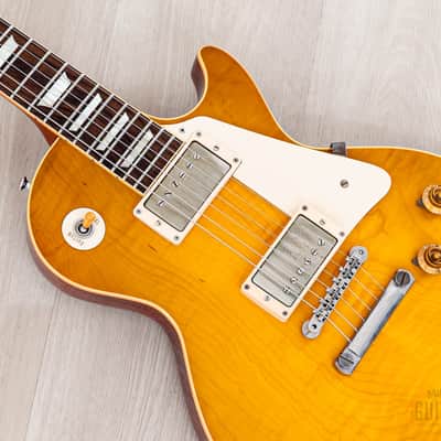 2013 Gibson Custom Shop Historic 1958 Les Paul Standard R8 Lemon Burst Flame Top w/ Case, CoA, Tags image 7