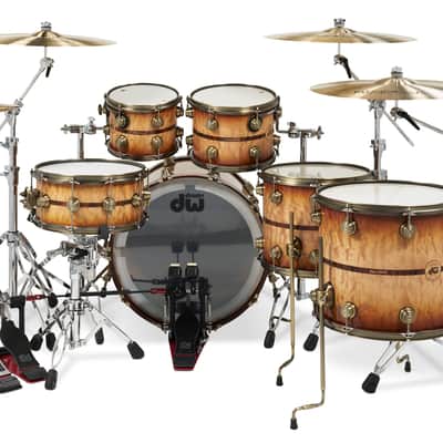 50th Anniversary Limited Edition 6-Piece Drum Shell Pack, Persimmon/Spruce, 2023, Kit #41 of 100 Made image 3