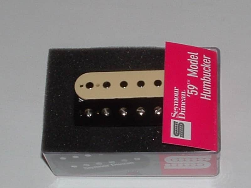 Seymour Duncan SH-1 '59 Model Humbucker 4 Conductor Bridge Pickup (Reverse Zebra) - SH-1b4c Reverse image 1
