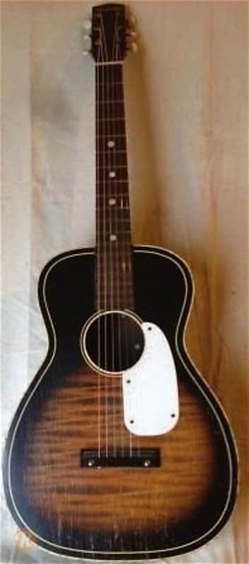 Silvertone Student Acoustic Sunburst image 2