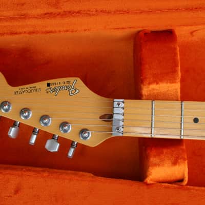 Fender American Stratocaster Plus 1987 Low E4 serial number. image 4