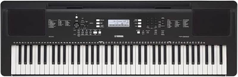 Yamaha PSREW310 76-Key Portable Keyboard with X-Style Stand and Power Supply image 1