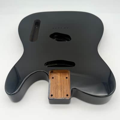 HooDoo Telecaster Body Roasted Ash Gloss Black htb5326 image 4