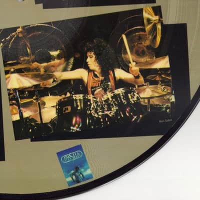 Frankie Banali's Quiet Riot "Metal Health" Video North Toms 10" and 12" AUTHENTICATED! 1980s - Black image 3