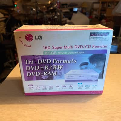 LG Super Multi DVD Drive GSA-4163B 16X CD DVD-RW Writer NEW w/software image 2