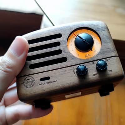 Elvis Wooden small speaker 1990 Brown image 3