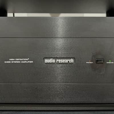 Audio Research D-400 Stereo Power Amplifier – 200WPC, Solid State, With Original Box image 1