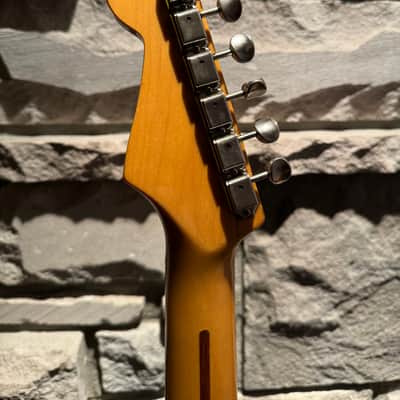 1999 Crafted in Japan Blue Floral Stratocaster image 8