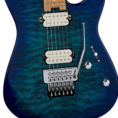 SPECIAL-ORDER! Charvel Pro-Mod Plus San Dimas Style 1 HH FR CM / Chlorine Burst image 2
