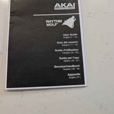 Akai Rhythm Wolf Analog Drum Machine and Bass Synthesizer 2014 - Present - Black image 3
