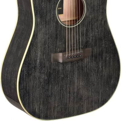 JN Guitars YAK-D Acoustic Dreadnought w/ Solid Mahogany Top, New, image 1
