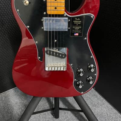 Fender American Vintage II '77 Telecaster Custom with Maple Fretboard 2022 - Present - Wine image 2