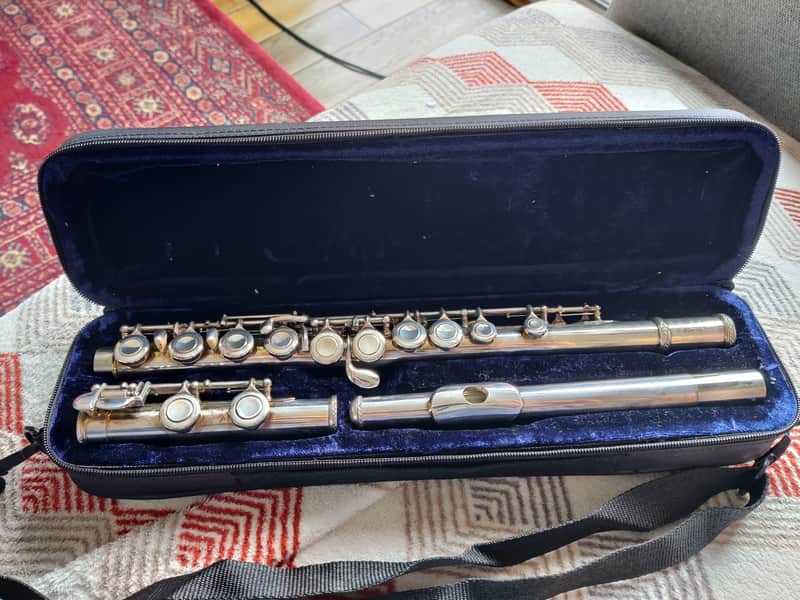Trevor James 3031E Flute - Silver image 1