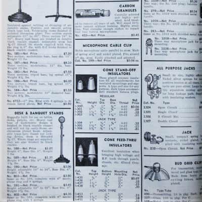 Vintage RARE 1930's Electro-Voice V-1 Ribbon Velocity Microphone w Bud stand V2 V3 V4 image 4