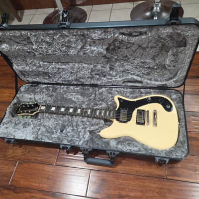 Epiphone Wilshire Phant-o-matic Antique Ivory + Fender Hard Case – Excellent Condition (Frank Iero / MCR Model) image 8