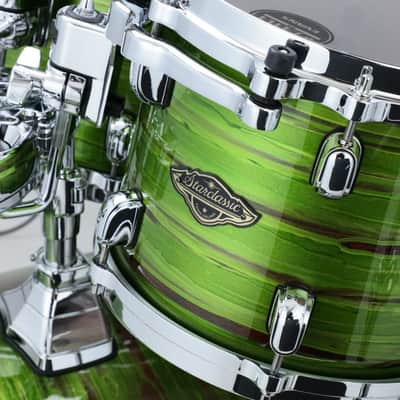 Tama WBST10R-LSO Starclassic Walnut/Birch Lacquer Rack Tom 10 - Lacquer Shamrock Oyster image 4