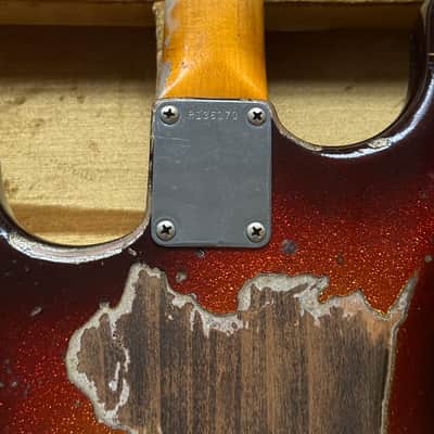 2024 Fender Stratocaster Super Heavy Relic 1965 Sunburst Sparkle Custom Shop image 8