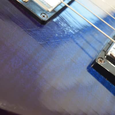 Gibson SG Supreme 2001 - Midnight Blue Burst Split Diamond Logos and Inlays Ebony Fretboard image 8