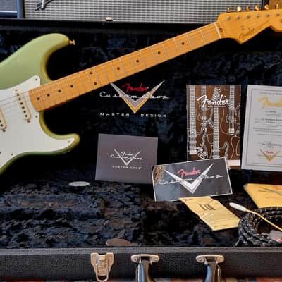 🔥 Fender Custom Shop Todd Krause Master Design 50's Stratocaster Moss Green 2014 - RARE image 1