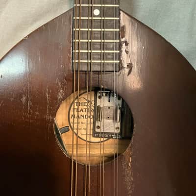 Flatiron Mandola model Mola 1CH 1995 - Chocolate brown, satin lacquer image 7