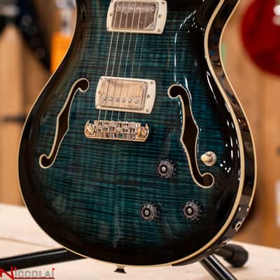 PRS SE Hollowbody II Piezo Peacock Blue Smokeburst image 5